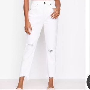 LOFT white jeans size 26